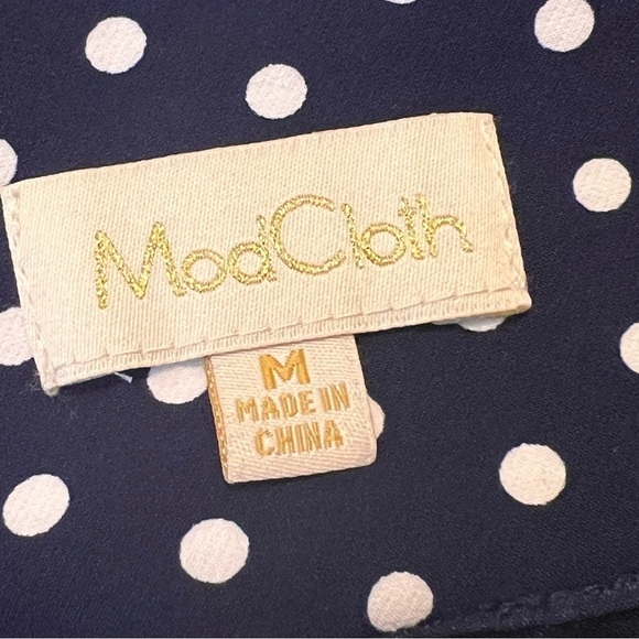 ModCloth | polka dot circle belted skirt - Picture 10 of 10